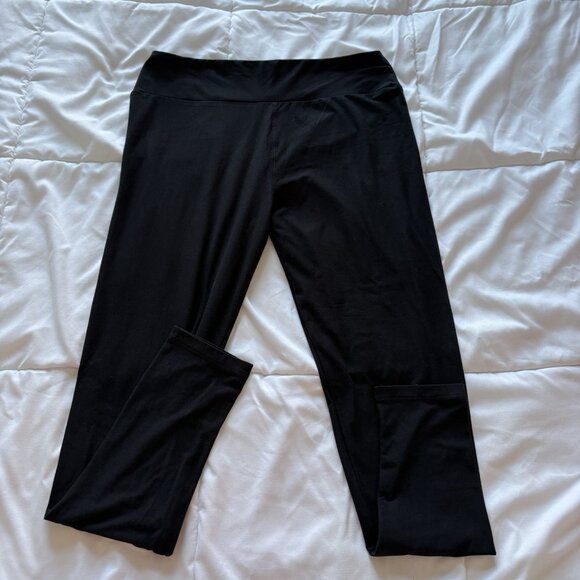 LuLaRoe Pants - Lularoe Womens Tall & Curvy Black Leggings Soft Polyester Business Casual